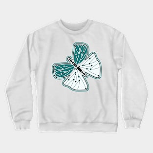 Cute blue butterfly Crewneck Sweatshirt